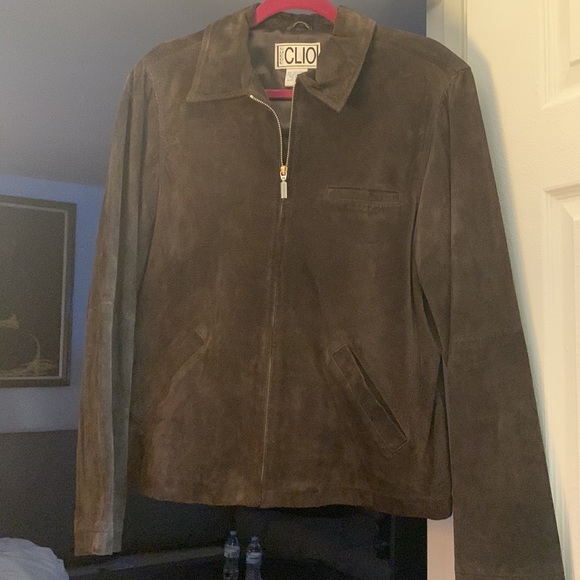 a suede and leather jacket in great condition pictures color hard to capture - Picture 9 of 12